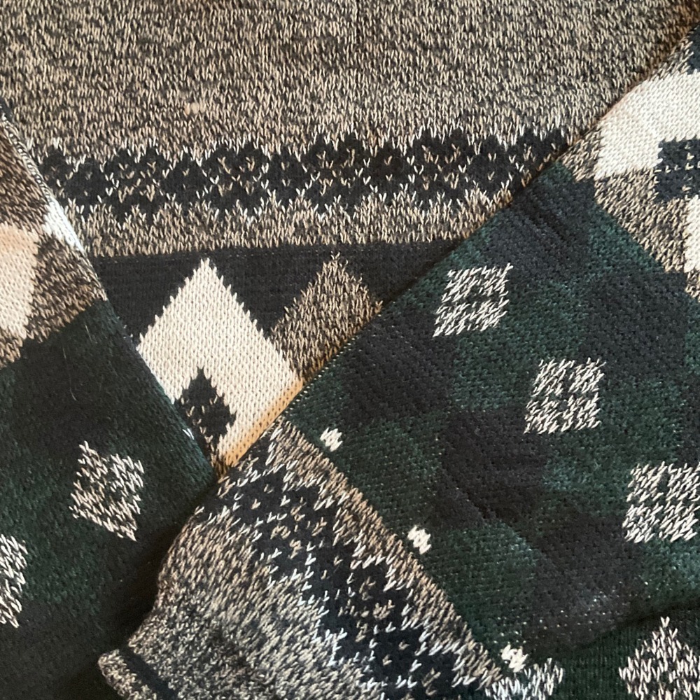 Michael Gerald Sweater Mens XL Argyle Diamond‎ Pattern Knit Pullover - Picture 6 of 7